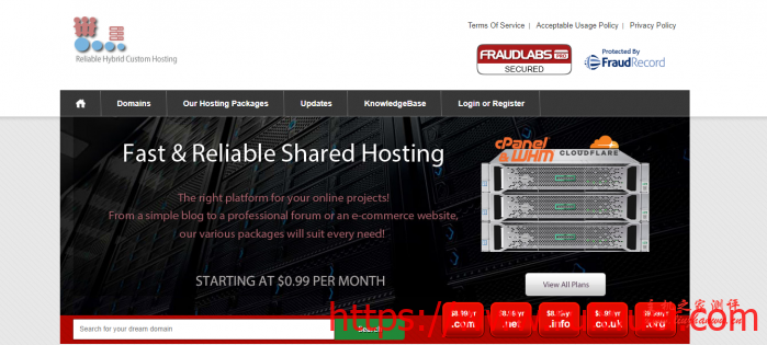 RHC Hosting:$2.99/月/2核/1GB内存/10GB SSD空间/500GB流量/1Gbps端口/DDOS/KVM/英国-瑞吾尔