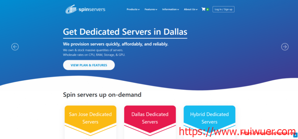#优惠#Spinservers:亚洲优化圣何塞机房特价高配独立服务器,10Gbps带宽,月付$109起-瑞吾尔