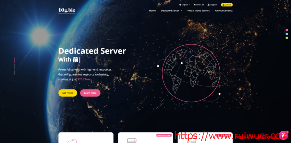 10gbiz五月钜惠:香港五星级网络,E5独立服务器,仅270元RMB起;洛杉矶GIA云服务器低至$3.58/月-瑞吾尔