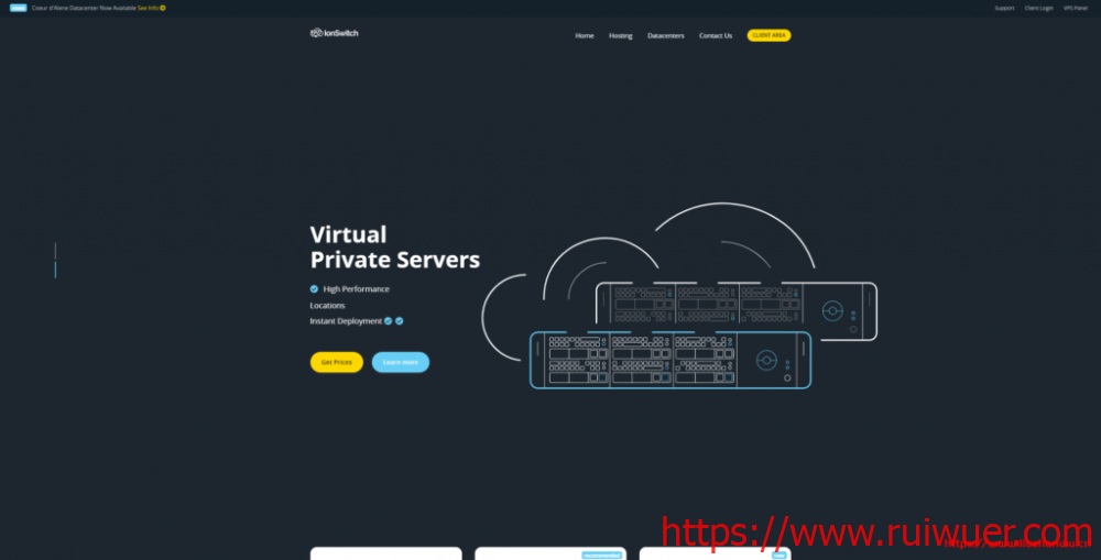 IonSwitch:$49/月/E3-1220/8GB内存/120GB SSD硬盘/10TB流量/1Gbps端口/DDOS/西雅图/达拉斯-瑞吾尔