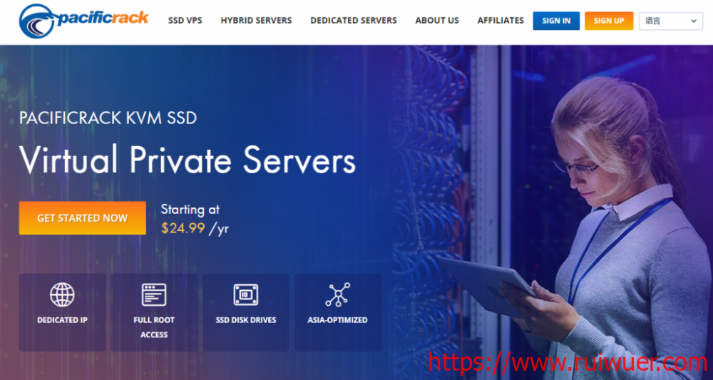 pacificrack:4月便宜美国VPS促销,$20.59/年,KVM/3.5G内存/2核/40gSSD/4T流量-瑞吾尔