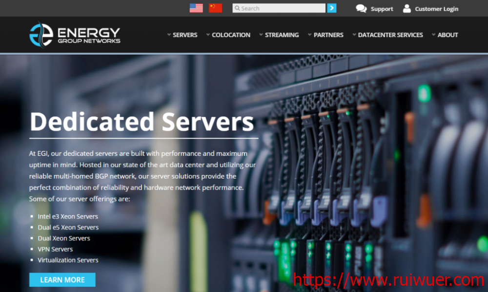 EGIHosting:圣何塞服务器每月60美元起/1G无限流量服务器每月88美元起-瑞吾尔