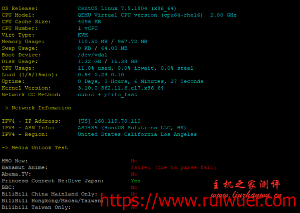 #五月优惠#PuzCloud:1核/1G/15G SSD/500G/100Mbps/洛杉矶CN2 GIA/¥108每季,附测评