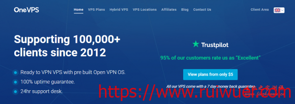 ONEVPS:1G无限流量VPS月付2.8美元起/9机房选择-瑞吾尔