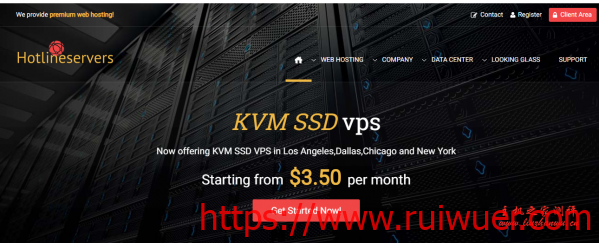 hotlineservers:$3.5/月/512MB内存/20GB SSD空间/4TB流量/1Gbps端口/KVM/洛杉矶/芝加哥/达拉斯/纽约-瑞吾尔