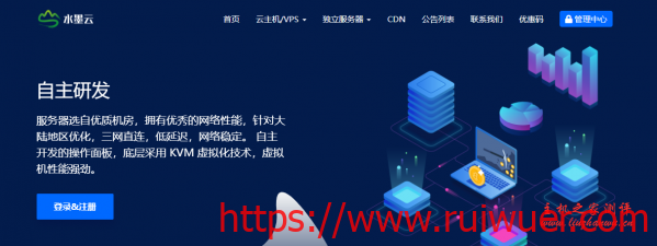 水墨云:99元/年/1GB内存/10GB空间/500GB流量/100Mbps端口/KVM/洛杉矶CN2 GIA-瑞吾尔