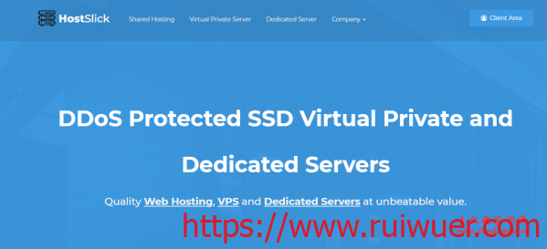 HostSlick:€20/年/1核/1GB内存/50GB SSD空间/2TB流量/1Gbps端口/DDOS/KVM/荷兰-瑞吾尔