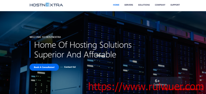 HostnExtra:$6.99/月/2GB内存/20GB SSD空间/2TB流量/1Gbps端口/KVM/达拉斯-瑞吾尔