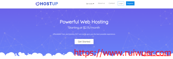 HostUp:$27/年/2核/2GB内存/15GB SSD空间/2TB流量/1Gbps端口/DDOS/OpenVZ 7/荷兰-瑞吾尔