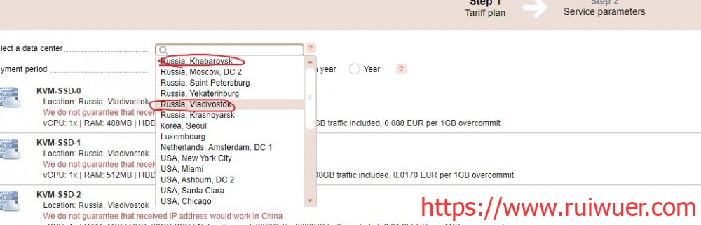 G-CORE:€1/月/488MB内存/8GB SSD空间/288GB流量/188Mbps端口/KVM/俄罗斯海参崴/伯力等-瑞吾尔