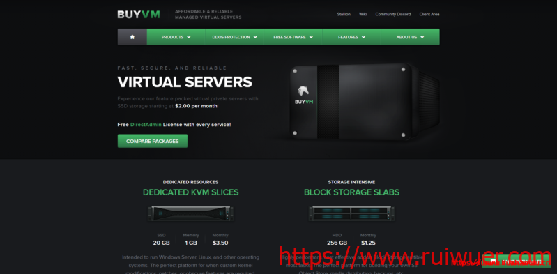 buyvm:可能是最靠谱、最便宜的大硬盘VPS了,而且还不限制流量-瑞吾尔
