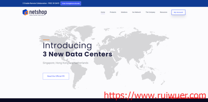 NetShop ISP:€6.99/月/512MB内存/20GB空间/300GB流量/50Mbps端口/KVM/新加坡-瑞吾尔