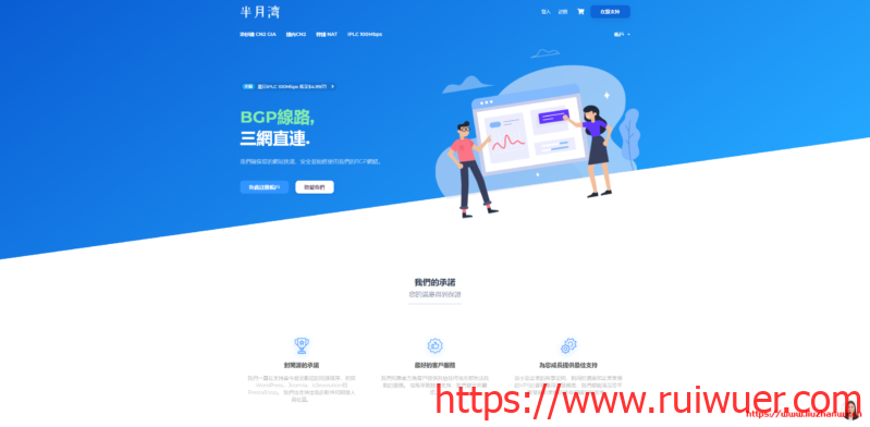 半月湾:流量转发,东莞BGP入口,100Mbps带宽,100GB月流量,月付6.99美金-瑞吾尔