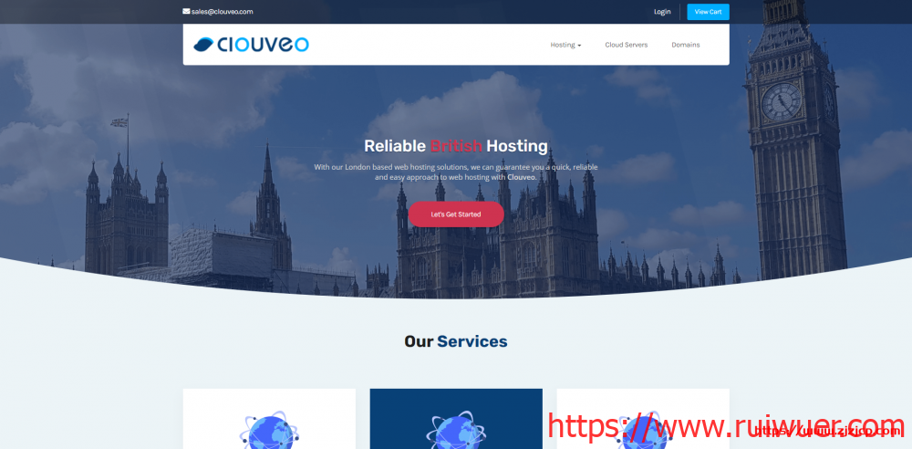 【黑五】Clouveo:$2.7/月/AMD EPYC/1GB内存/20GB SSD空间/2TB流量/1Gbps端口/KVM/荷兰-瑞吾尔