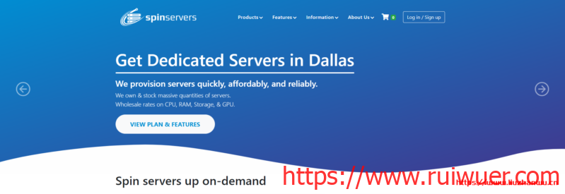 [黑五]spinservers：圣何塞高配服务器立减$270,双E5-2683 v4,512G内存,2*3.83T SSD,10Gbps带宽-瑞吾尔