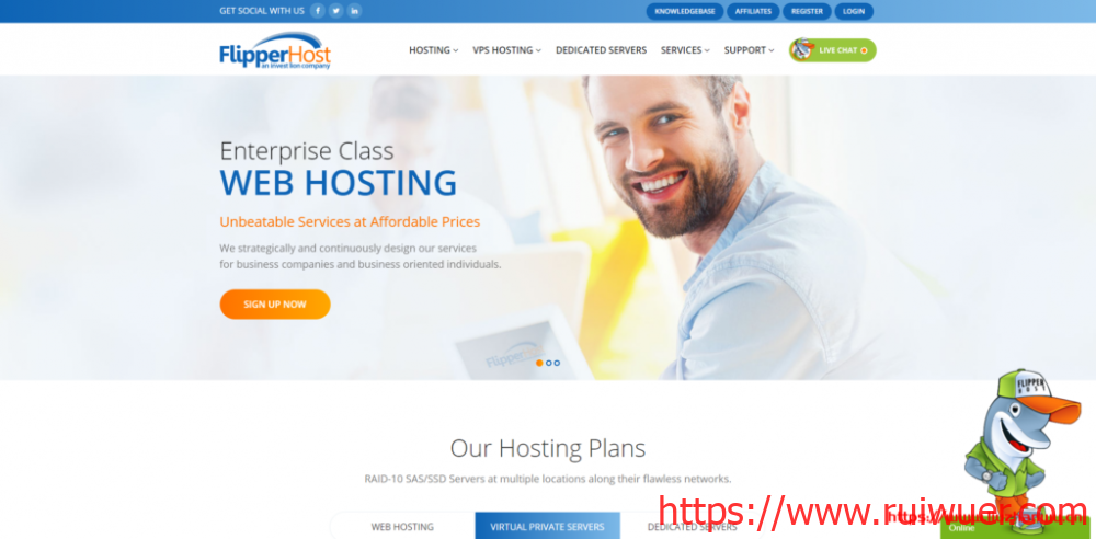 [黑五]FlipperHost：2GB内存KVM月付4.9美元起,洛杉矶等4个机房-瑞吾尔