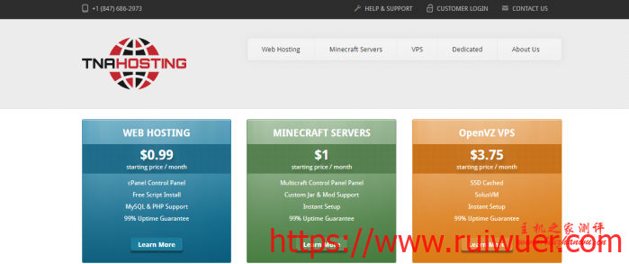 【黑五】TNAHosting:$4/月/4核/4GB内存/50GB SSD空间/10TB流量/1Gbps端口/KVM/芝加哥-瑞吾尔