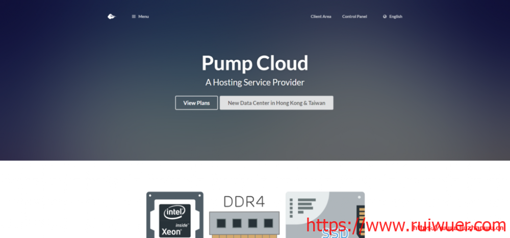 pumpcloud:600M带宽的台湾hinet静态IP的VPS,5折优惠;250M带宽的seednet动态VPS,8折;默认不限流量-瑞吾尔