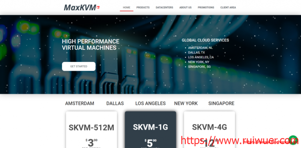 MaxKVM: $18/年/AMD EPYC/256MB内存/7GB NVMe空间/250GB流量/1Gbps端口/KVM/洛杉矶/纽约/达拉斯/荷兰-瑞吾尔