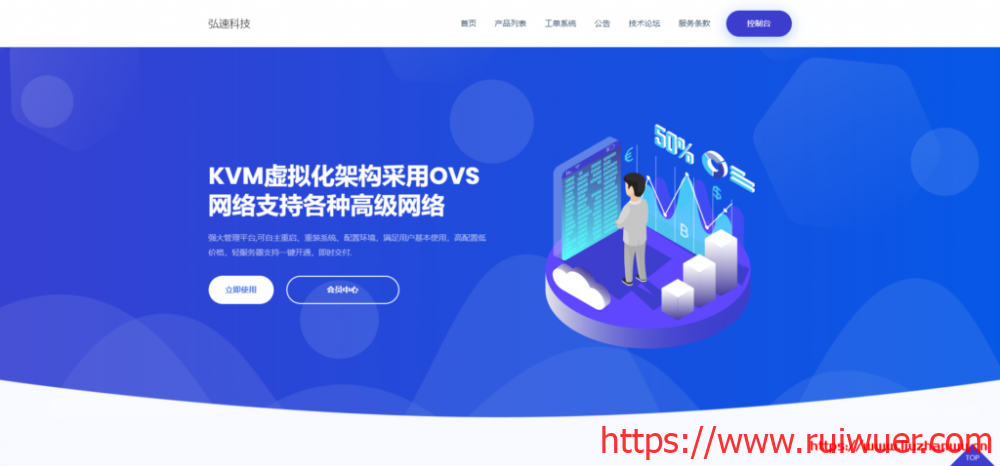 弘速科技:香港安畅双向CN2 GIA弹性云服务器10元/月起_2核1GB内存/20G数据盘/2M带宽-瑞吾尔