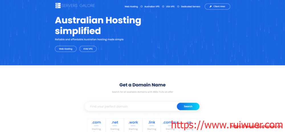 Servers Galore：$2.4/月/Ryzen 9 3900X/1GB内存/20GB NVMe空间/500GB流量/1Gbsp端口/KVM/洛杉矶/澳大利亚-瑞吾尔