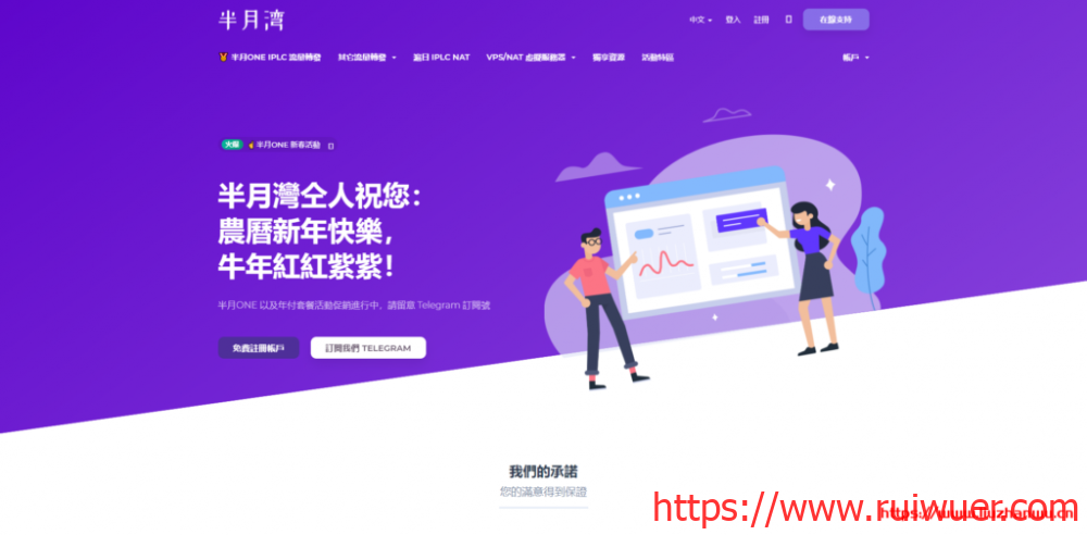 半月湾:IPLC,牛氣沖沖 - 半年付 88折,年付 66折-瑞吾尔