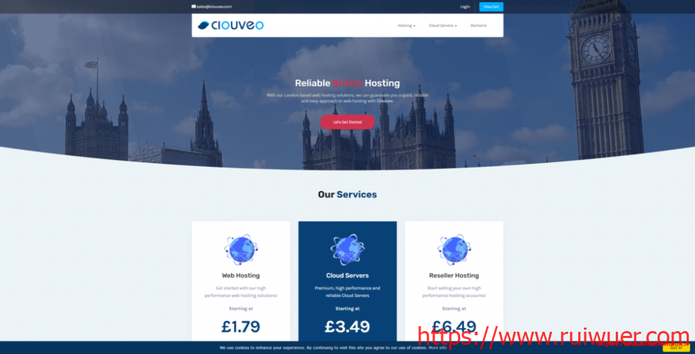 #便宜#Clouveo:高性能AMD EPYC,荷兰机房,75折优惠中,G口不限流量,月付$3.37起-瑞吾尔