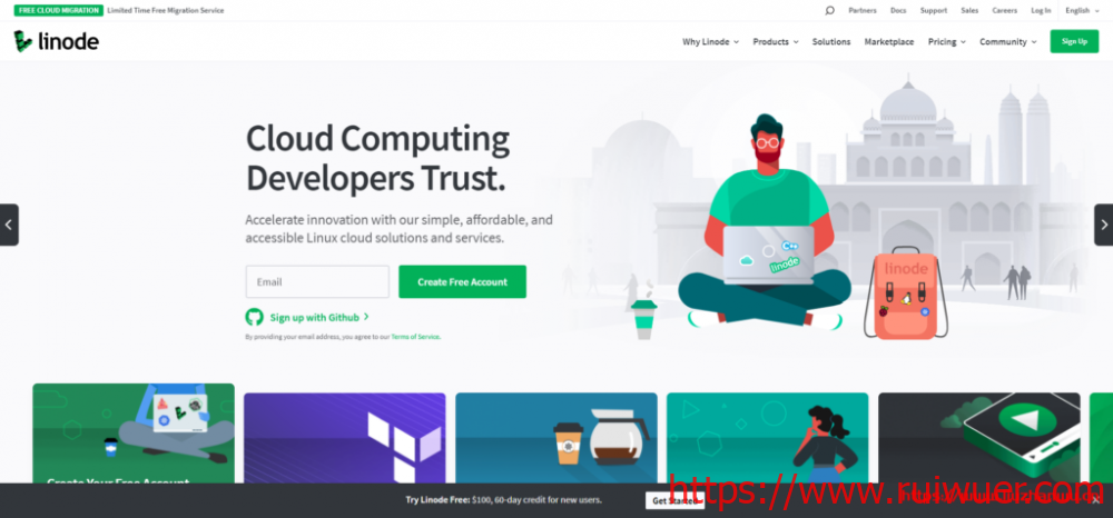linode:2021年最新优惠码整理,新用户注册送100美元,日本/新加坡/美国多机房可选-瑞吾尔