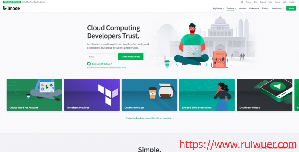 Linode:云服务器2021最新新用户优惠活动(Linode注册送$100优惠码)-瑞吾尔