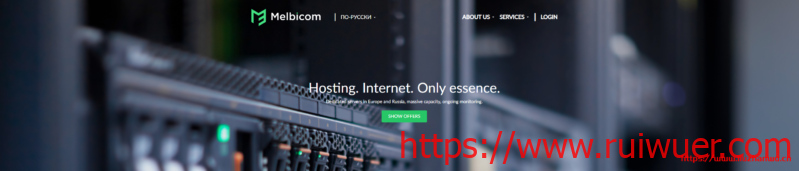 melbicom.net俄罗斯VPS:莫斯科CN2 GT线路KVM架构1Gbps带宽不限流量月付2.9欧元-瑞吾尔