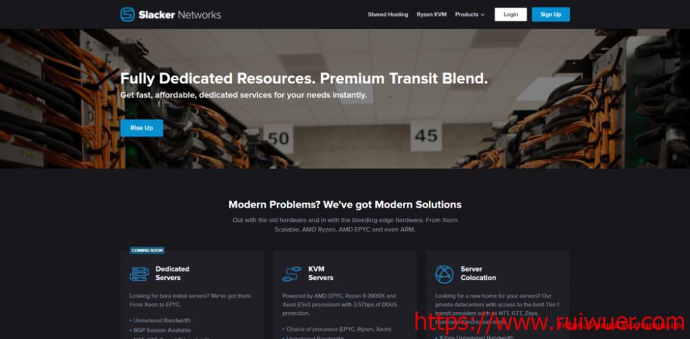 Slacker Networks：[email protected] Ryzen 9 3900X/1GB内存/10GB NVMe空间/不限流量/10Gbps端口/KVM/加拿大-瑞吾尔