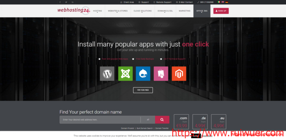 Webhosting24：[email protected] Ryzen 3900/512MB内存/7GB NVMe空间/250GB流量/1Gbps端口/KVM/日本东京vps-瑞吾尔