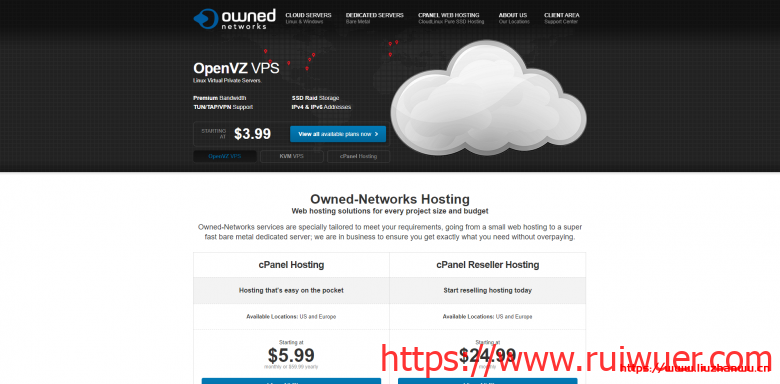 Owned-Networks最新促销:洛杉矶、西雅图、达拉斯、纽约、北卡、迈阿密VPS,KVM虚拟化5美元/月可选Windows,OpenVZ虚拟化13美元/年-瑞吾尔