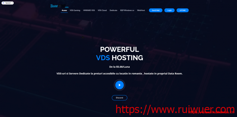 iHostART:罗马尼亚VPS/无视 DMCA/2核4G内存/40GB SSD存储/100M端口月流量2TB/€20/年-瑞吾尔