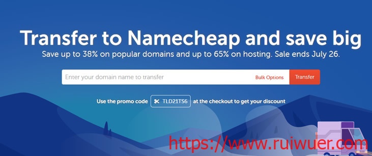 NameCheap:新注册.COM域名$5.98(更新转入域名优惠)-瑞吾尔