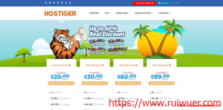 Hostiger 16G大内存特价VPS:伊斯坦布尔机房,1核50G SSD硬盘200Mbps带宽不限流量$59/年-瑞吾尔