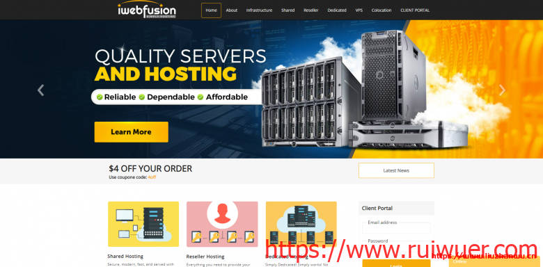 iWebFusion美国独立服务器$219/月,1Gbps带宽(可升级),2*e5-2699v4(44核)/384G内存/1T NVMe/25T流量-瑞吾尔