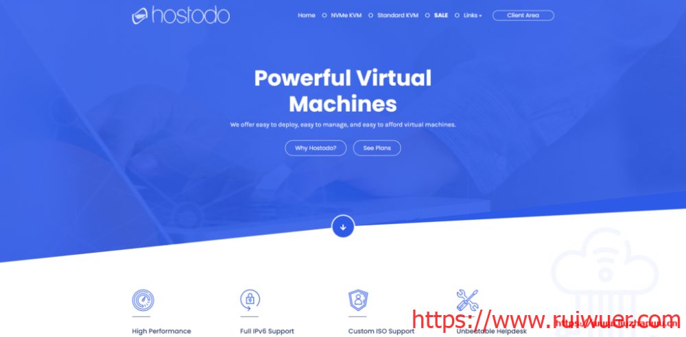 Hostodo:$12/年KVM-256MB/15GB/500GB/斯波坎(华盛顿州)-瑞吾尔