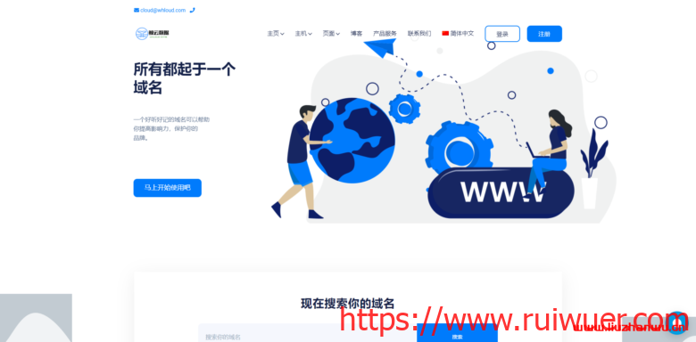 WHloud:$7/月/1GB内存/20GB SSD空间/不限流量/50Mbps端口/KVM/韩国,XYZ/PW 域名促销均$1.5美元起-瑞吾尔