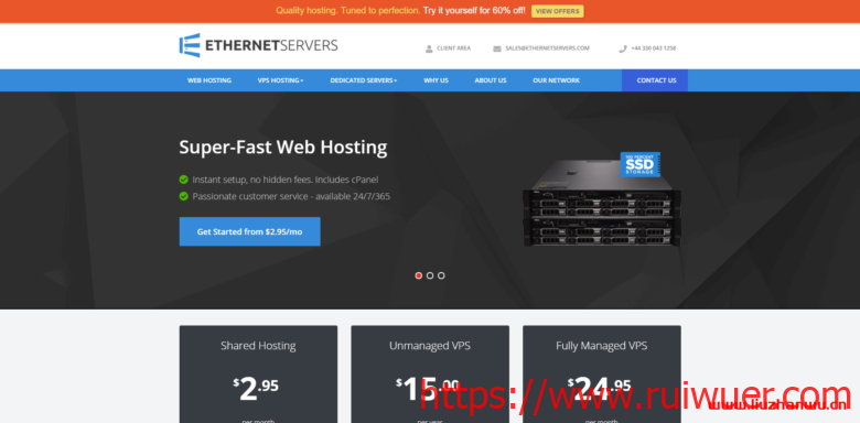 EtherNetservers:洛杉矶VPS主机$12/年起,支持支付宝/PayPal-瑞吾尔