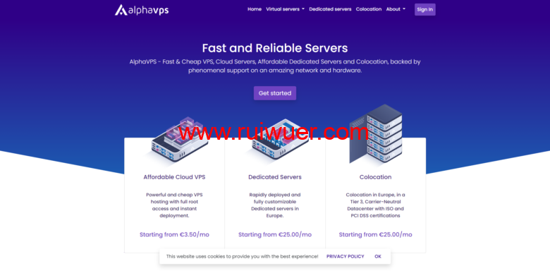 AlphaVPS：保加利亚大硬盘VPS，年付15欧元起(或€2/月)，AMD EYPC+NVMe系列€3.99/月起-瑞吾尔