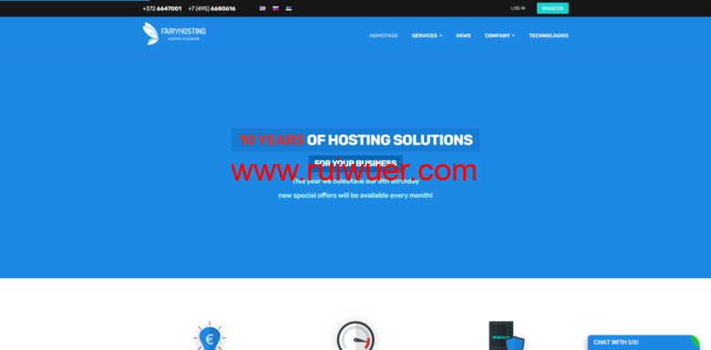 FairyHosting:€9.9/月/1核/4GB内存/50GB SSD空间/不限流量/1Gbps端口/KVM/爱沙尼亚vps-瑞吾尔