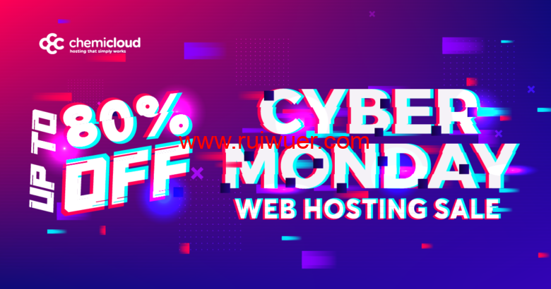 #网络星期一#chemicloud:Cloud VPS首月50%折扣,$39.98/月起,经销商托管可享受80% 折扣,$5.99/月起,虚拟主机$1.58/月起-瑞吾尔