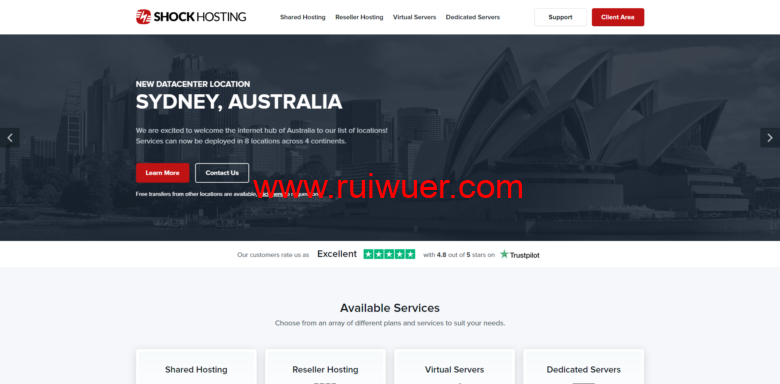 #黑五#shockhosting:日本vps/新加坡vps/洛杉矶vps/英国vps/荷兰vps/澳大利亚vps等,1核/2GB内存/30GB SSD空间/1TB流量/1Gbps端口,$3.5/月-瑞吾尔