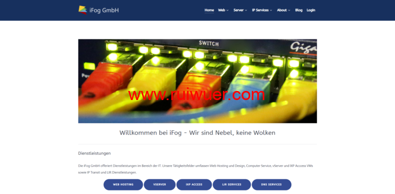 #黑五#iFog.ch：佛利蒙vps/瑞士vps/德国vps/英国vps等，需ASN,10瑞士法郎/季度起-瑞吾尔