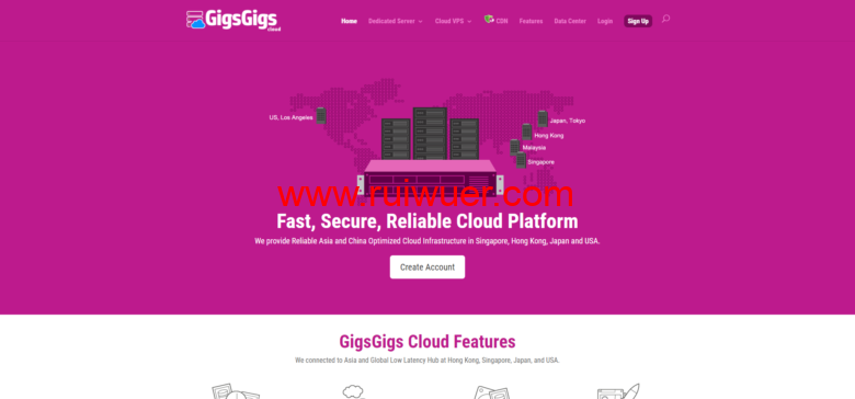 Gigsgigscloud：新增洛杉矶国际线路1-10Gbps带宽便宜VPS，1核/1G/20G SSD硬盘/1Gbps端口，月付5美元起-瑞吾尔