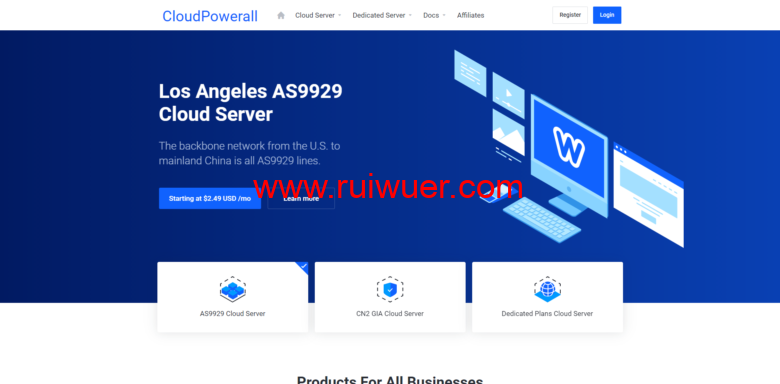 #优惠#CloudPowerall:新客购买VPS立减$5,送$3代金券,洛杉矶联通AS9929和电信CN2 GIA-瑞吾尔
