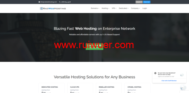 radwebhosting:一月促销,cPanel面板主机5折优惠,AZ凤凰城专用服务器6折,KVM vps5折,1核512M/15GB SSD/1TB流量/100Mbps带宽,$3.5美元/月起-瑞吾尔