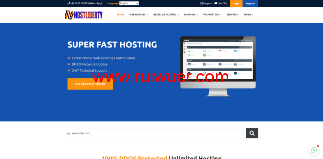 Host Liberty:便宜vps,1核/1GB内存/20GB NVMe硬盘/不限流量/100Mbps-500Mbps端口,$4.95/月,新加坡/美国/欧洲等机房-瑞吾尔