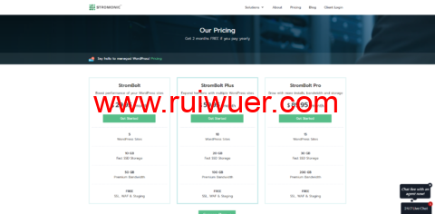 Stromonic:全新的WordPress 托管服务,附带免费 WAF、SSL 和 CDN,月付$29.95起,印度vps月付$2.95起,印度独服月付$33.95起-瑞吾尔